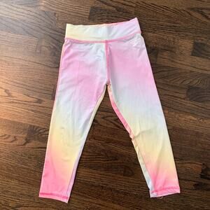 Reebok Girls Rainbow Leggings Tights Pants Size 7 Small